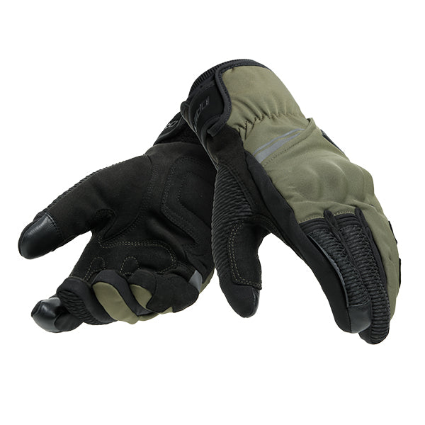 Dainese Trento D-Dry Gloves - Black / Grape Leaf