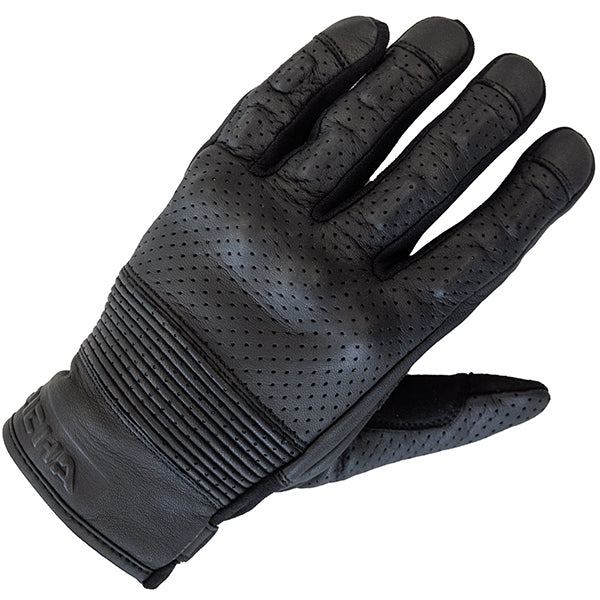 Richa Triton Short Leather Gloves - Black