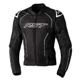 RST S1 Mesh CE Mens Textile Jacket - Black / White