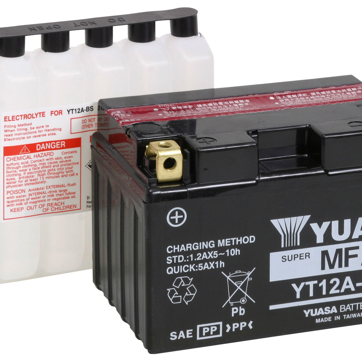 Yuasa YT12A BS Battery Including Acid Pack Ryder Motorcycles yuasa-yt12a-bs-battery-including-acid-pack-ryder-motorcycles