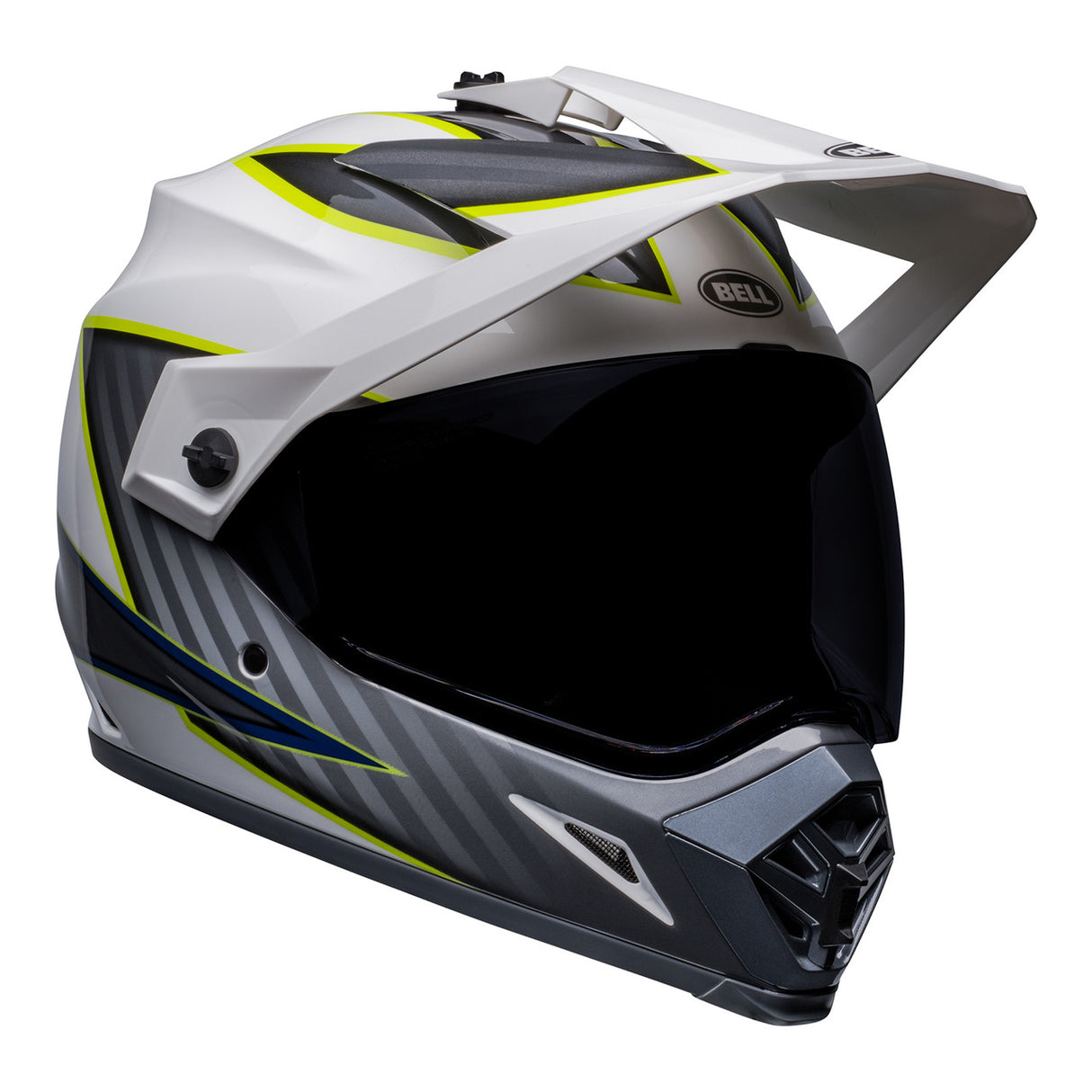 Bell MX-9 Adventure Mips - Dalton, White / Hi-Viz Yellow