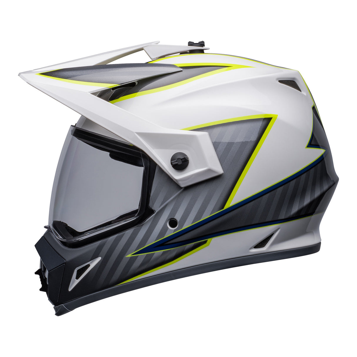 Bell MX-9 Adventure Mips - Dalton, White / Hi-Viz Yellow