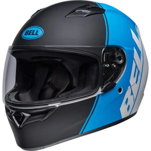 Bell Qualifier - Ascent, Black / Cyan