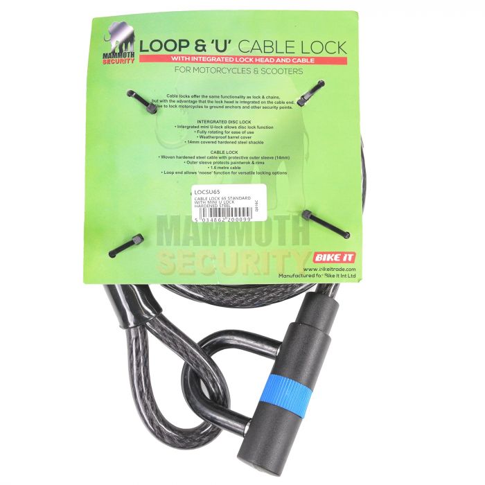 Mammoth Security Loop & "U" Cable Lock
