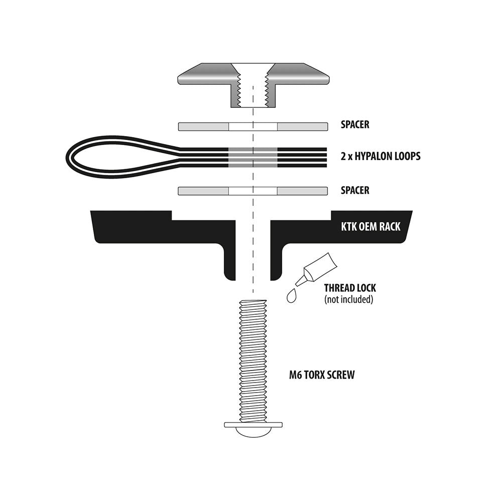 Kriega OS-Rack Loops - KTM