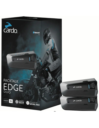 Cardo Packtalk Edge Mesh Intercom - Duo (2 Intercom Units)