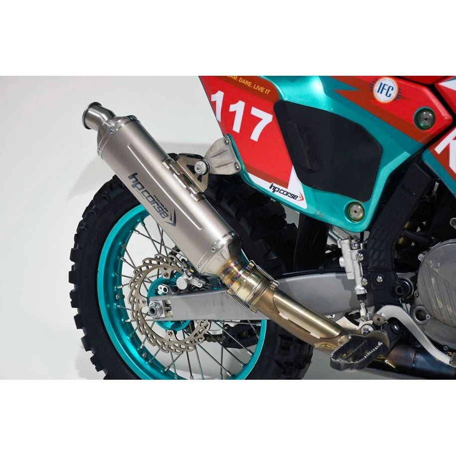 Kove 450 Rally - HP Corse SP-2 400 Titanium Slip-On (Road Legal)