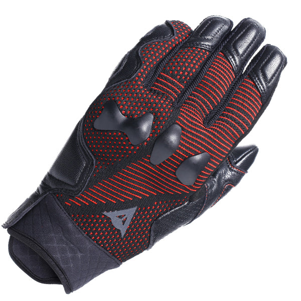 Dainese Unruly Ergotek Gloves - Black / Flo Red