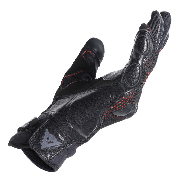 Dainese Unruly Ergotek Gloves - Black / Flo Red