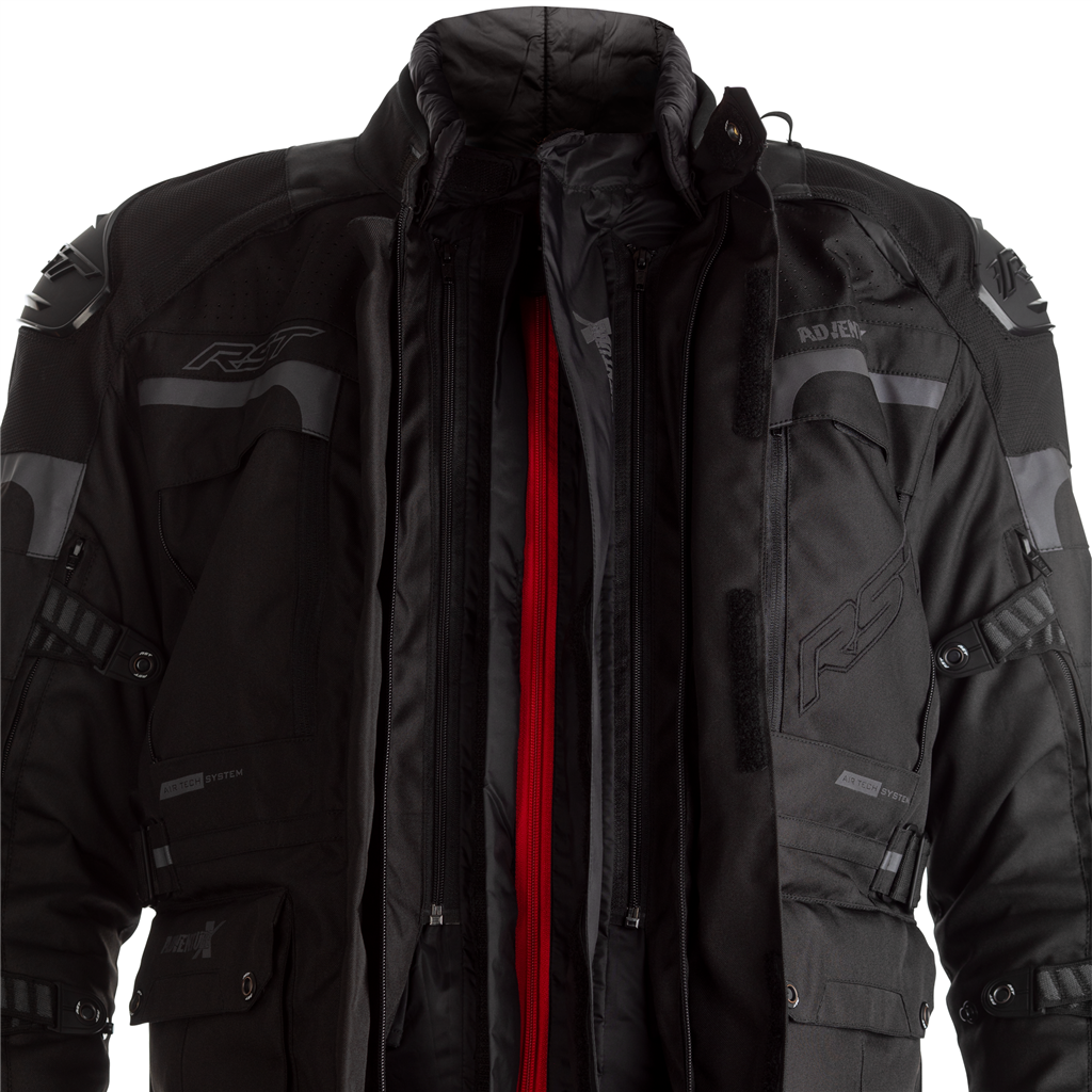 RST Pro Series Adventure-X CE Mens Textile Jacket - Black / Black
