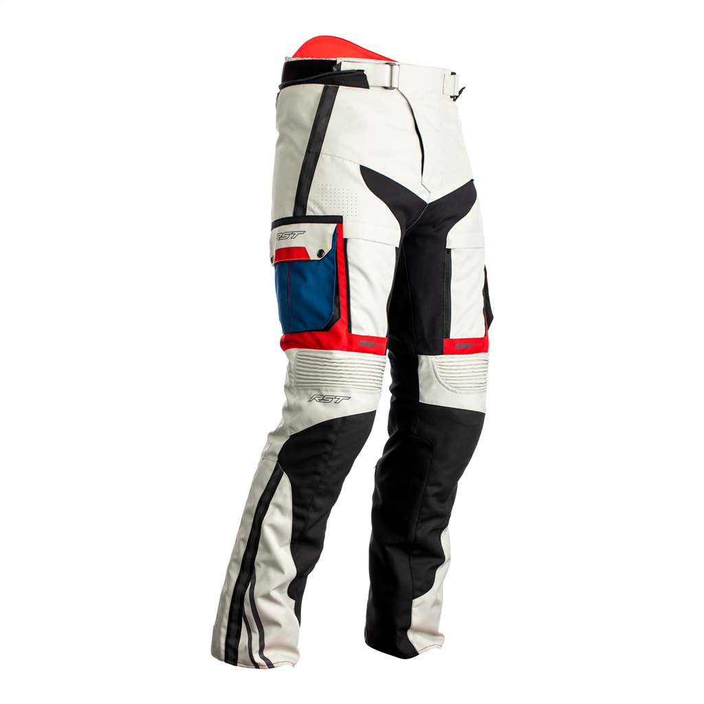RST Pro Series Adventure-X CE Mens Textile Jean - Ice / Blue / Red