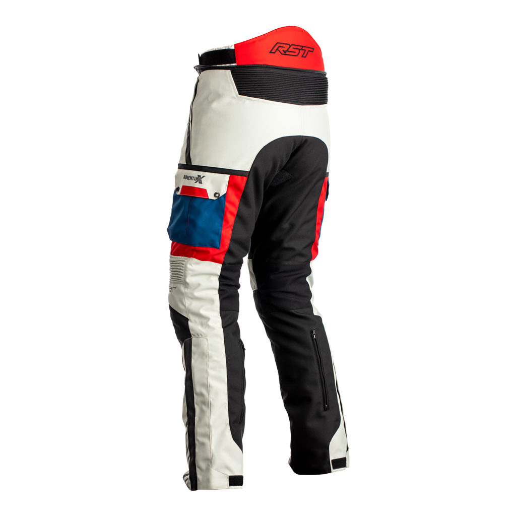 RST Pro Series Adventure-X CE Mens Textile Jean - Ice / Blue / Red