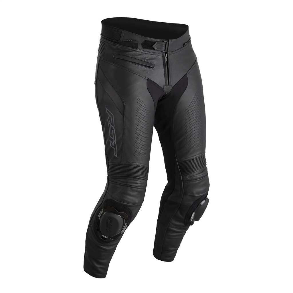 RST Sabre CE Mens Leather Trousers Black – Ryder Motorcycles
