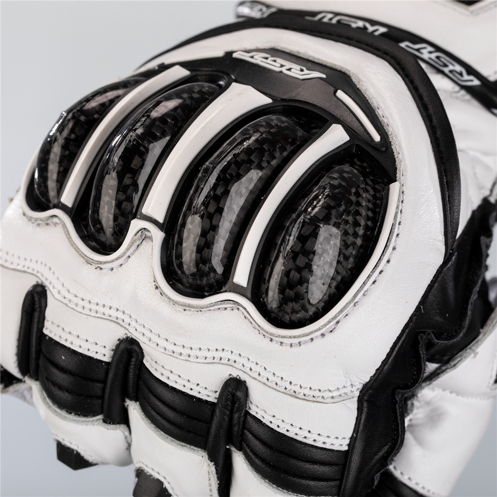 RST Tractech Evo 4 CE Mens Glove - White / Black