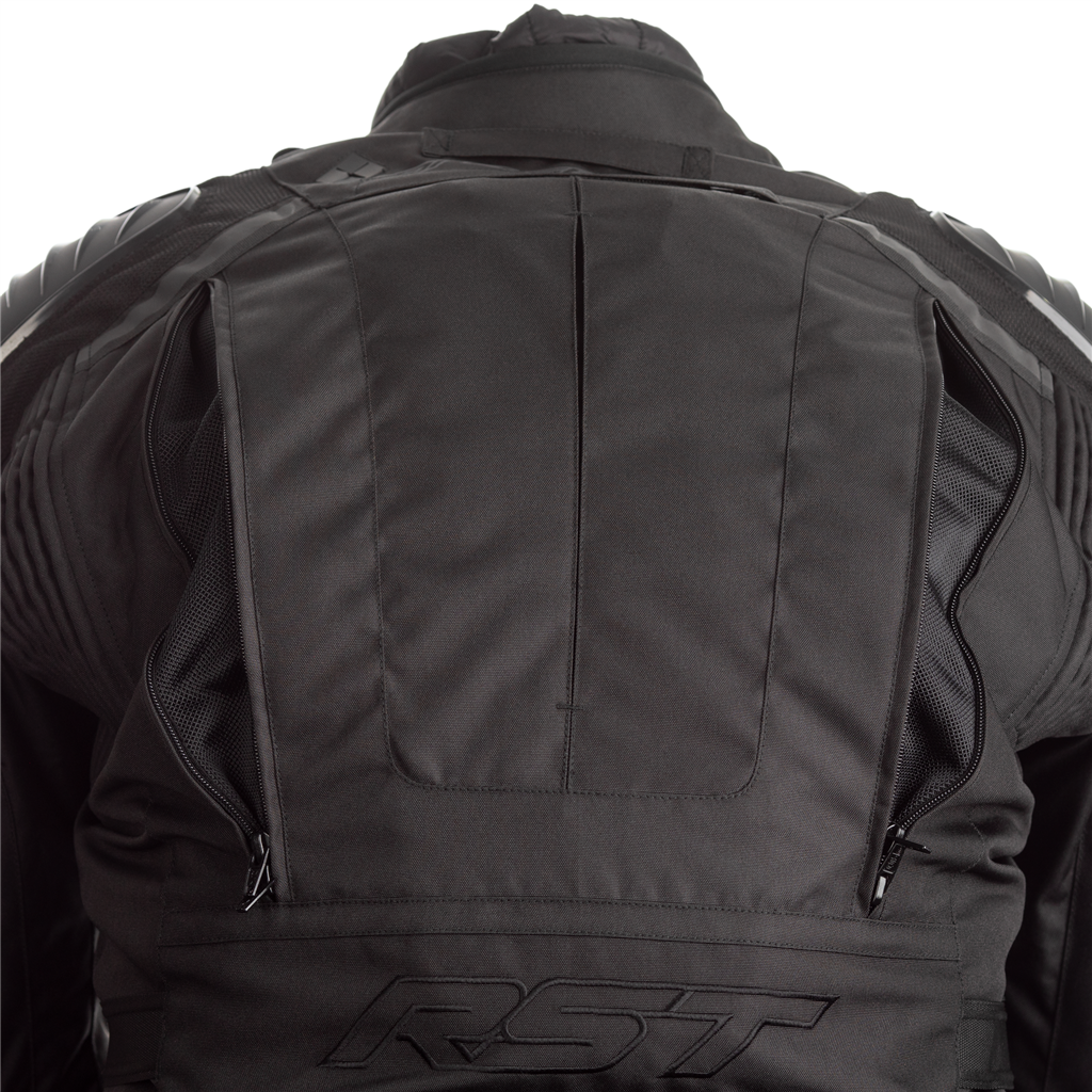 RST Pro Series Adventure-X Airbag CE Mens Textile Jacket - Black / Black